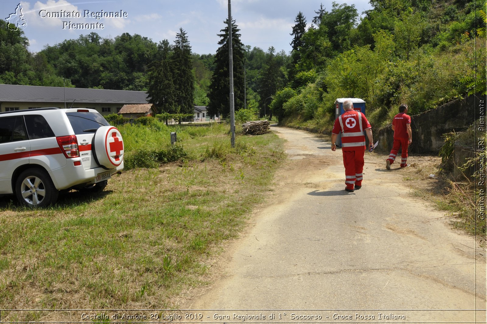 Castello di Annone 20 Luglio 2019 - Gara Regionale di 1 Soccorso - Croce Rossa Italiana - Comitato Regionale del Piemonte