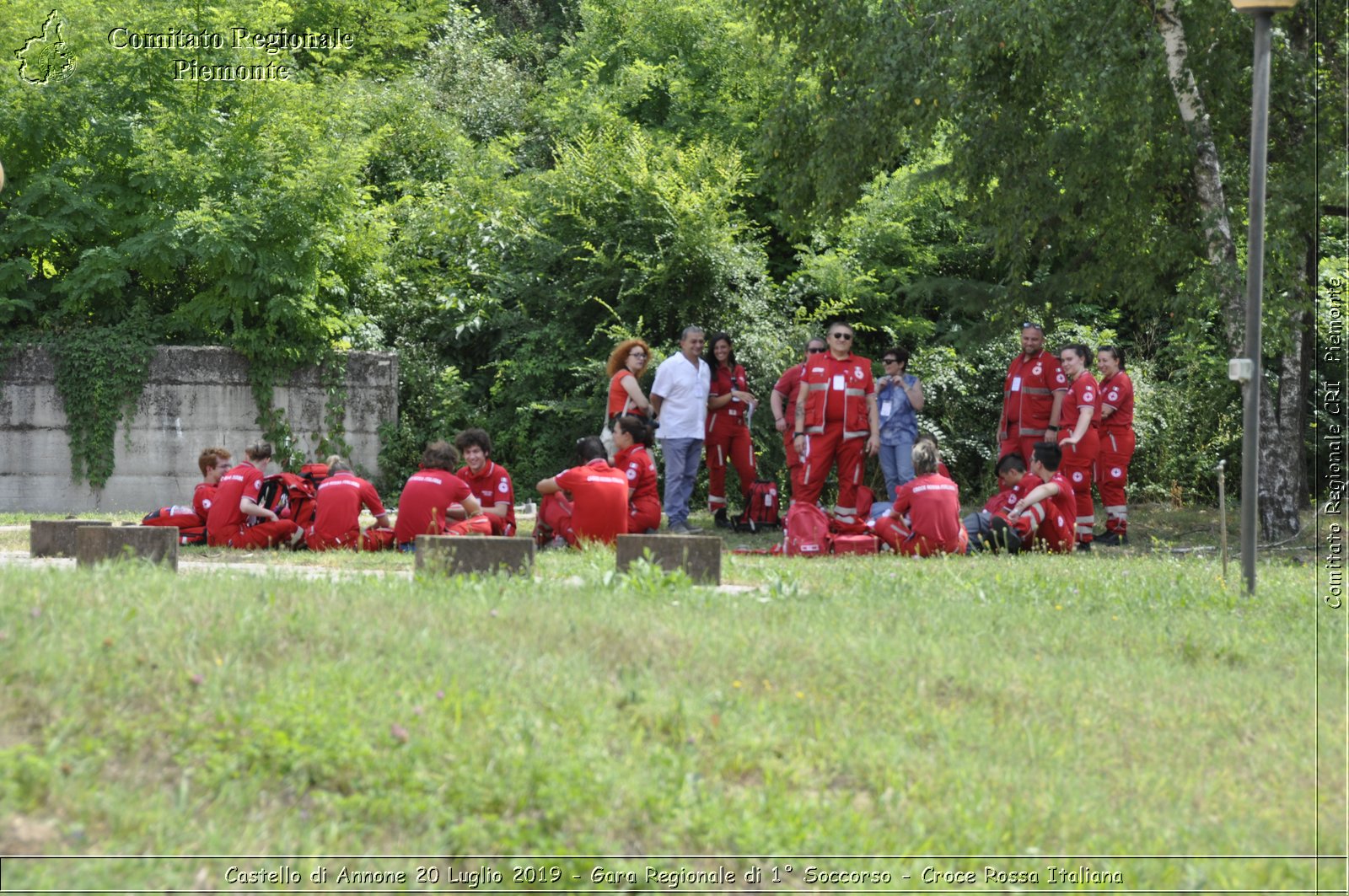 Castello di Annone 20 Luglio 2019 - Gara Regionale di 1 Soccorso - Croce Rossa Italiana - Comitato Regionale del Piemonte