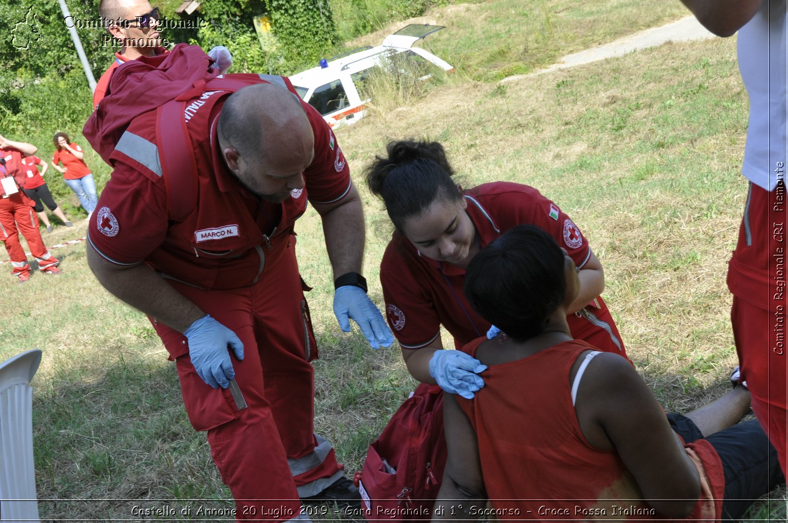 Castello di Annone 20 Luglio 2019 - Gara Regionale di 1 Soccorso - Croce Rossa Italiana - Comitato Regionale del Piemonte