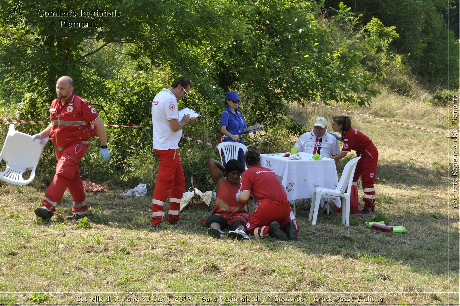 Castello di Annone 20 Luglio 2019 - Gara Regionale di 1 Soccorso - Croce Rossa Italiana - Comitato Regionale del Piemonte