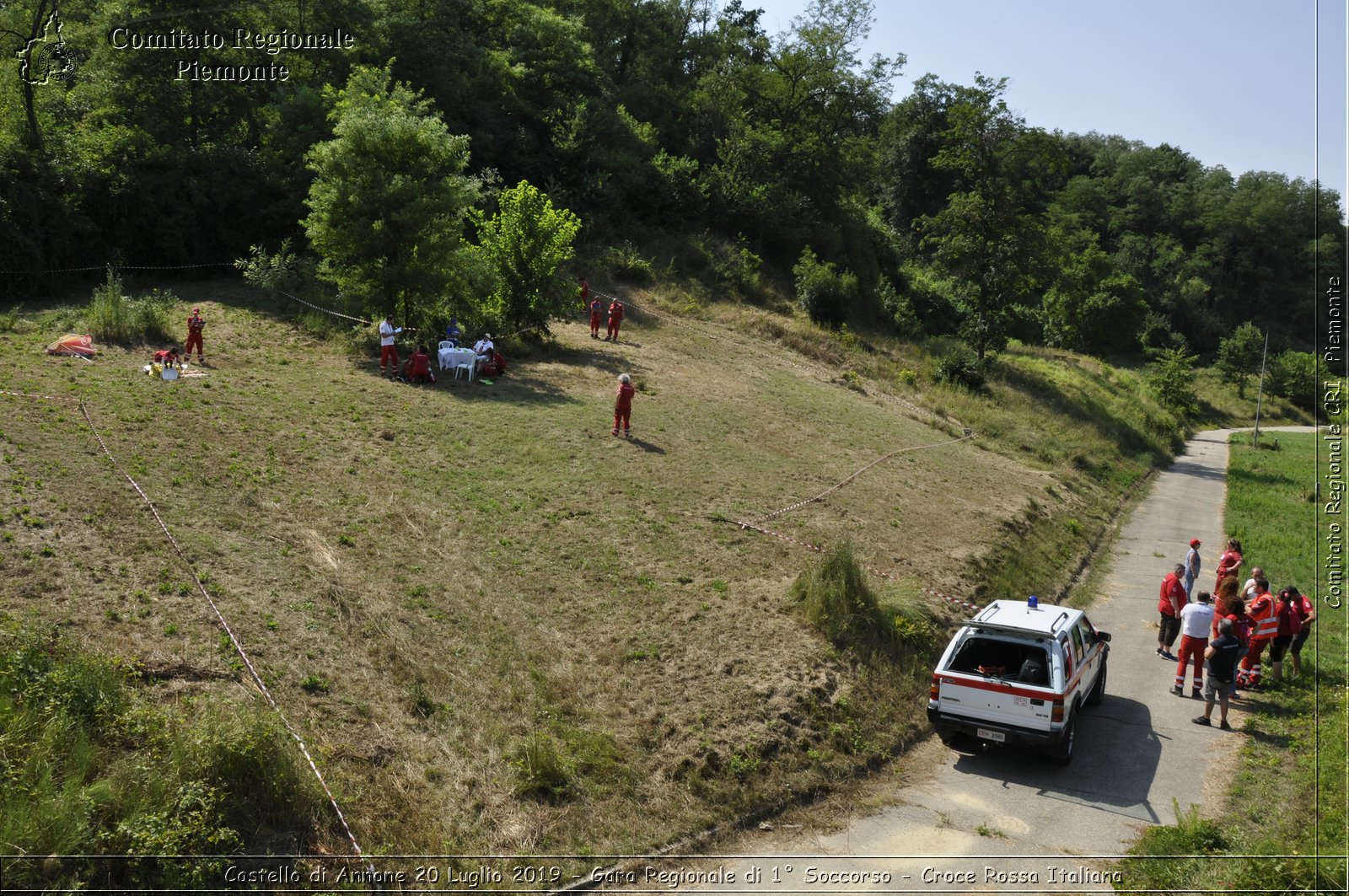 Castello di Annone 20 Luglio 2019 - Gara Regionale di 1 Soccorso - Croce Rossa Italiana - Comitato Regionale del Piemonte