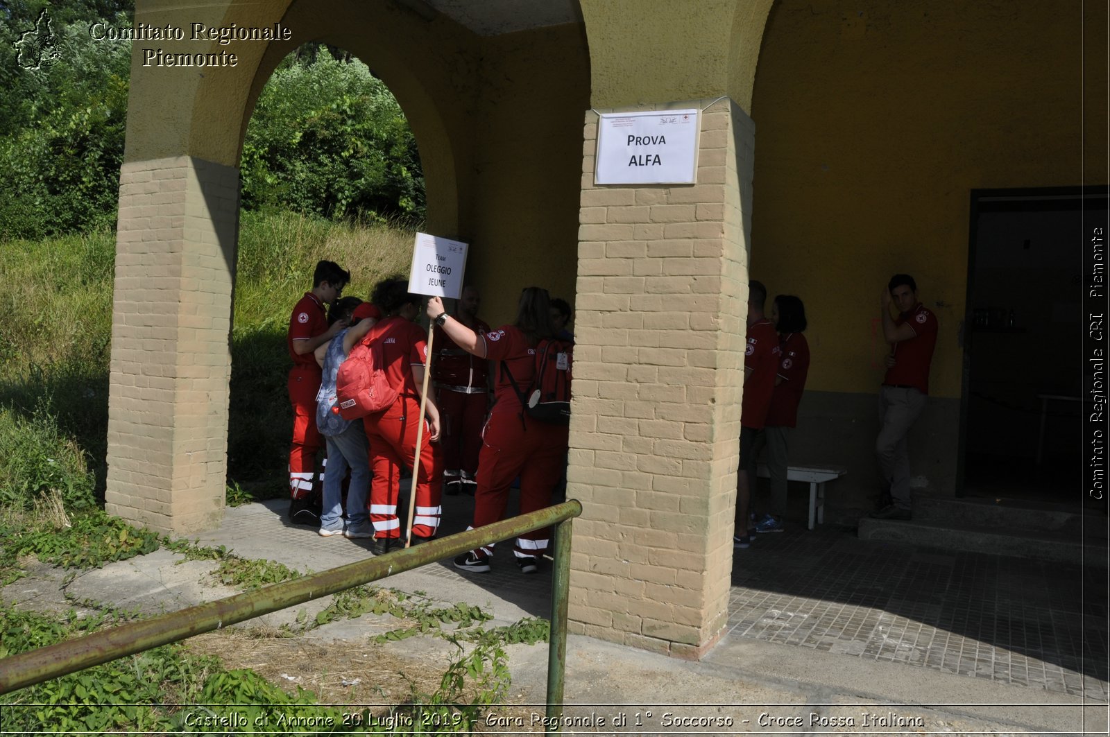 Castello di Annone 20 Luglio 2019 - Gara Regionale di 1 Soccorso - Croce Rossa Italiana - Comitato Regionale del Piemonte