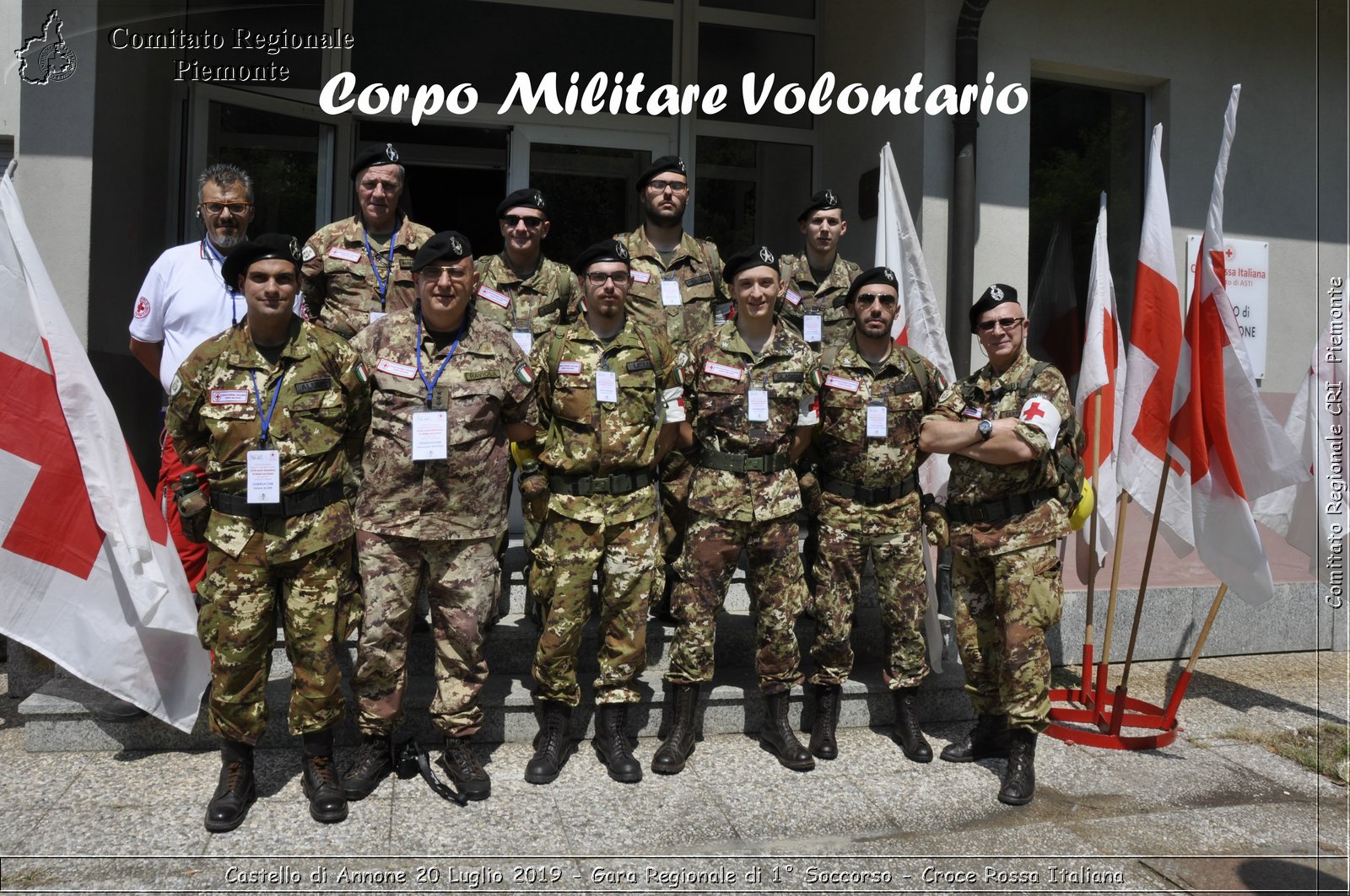 Castello di Annone 20 Luglio 2019 - Gara Regionale di 1 Soccorso - Croce Rossa Italiana - Comitato Regionale del Piemonte